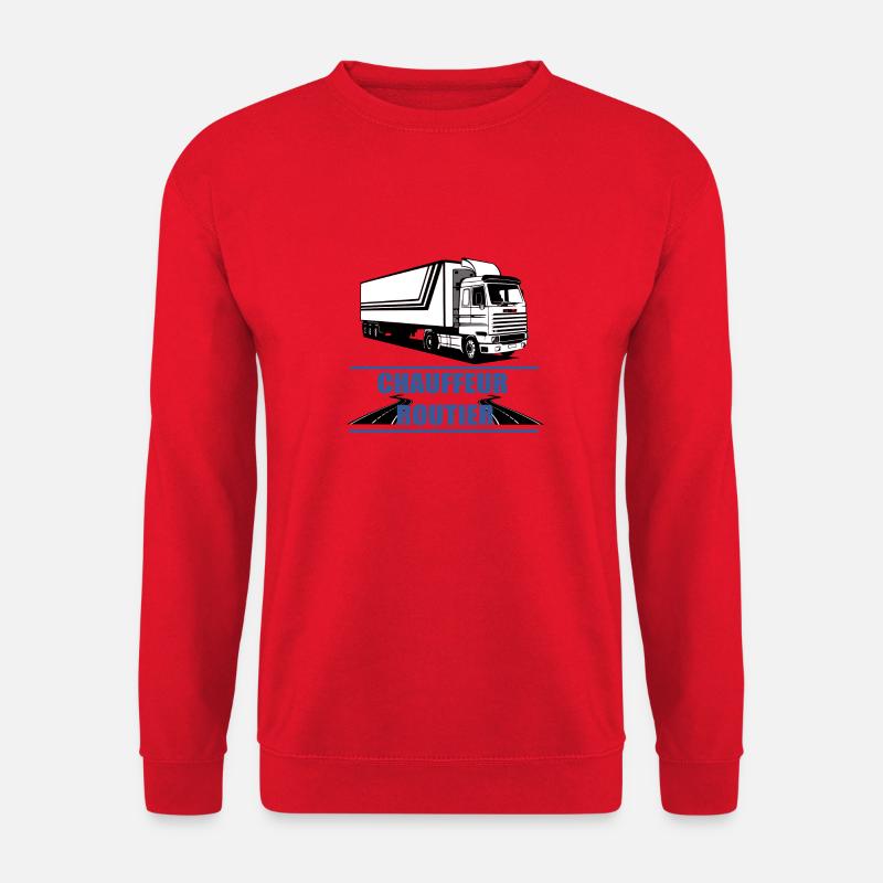 Lastwagenfahrer - Unisex Pullover - Rot