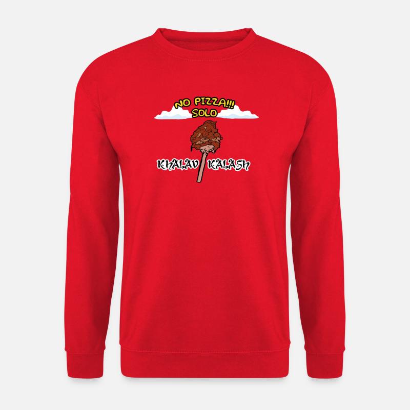 Keine Pizza nur Khalav Kalasch - Unisex Pullover - Rot
