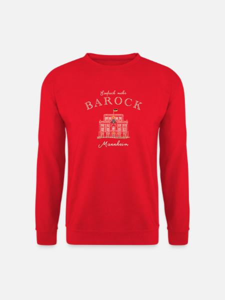 Mannheim, Barockschloss, Baden-Württemberg - Unisex Pullover - Rot