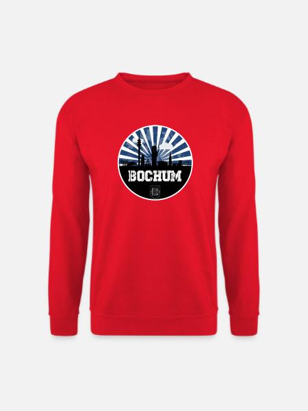 Bochum Skyline Heimspiel - Unisex Pullover - Rot