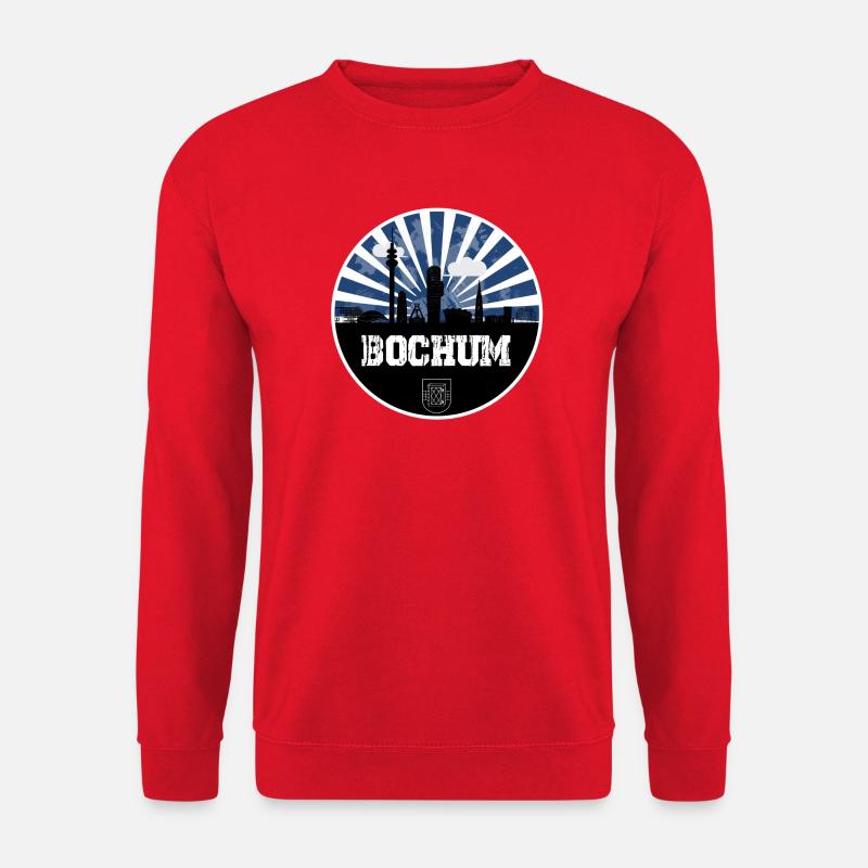 Bochum Skyline Heimspiel - Unisex Pullover - Rot