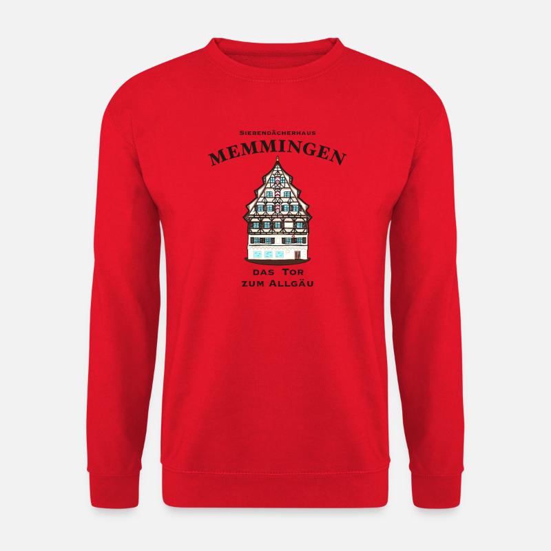Memmingen, Schwaben, Bayern - Unisex Pullover - Rot