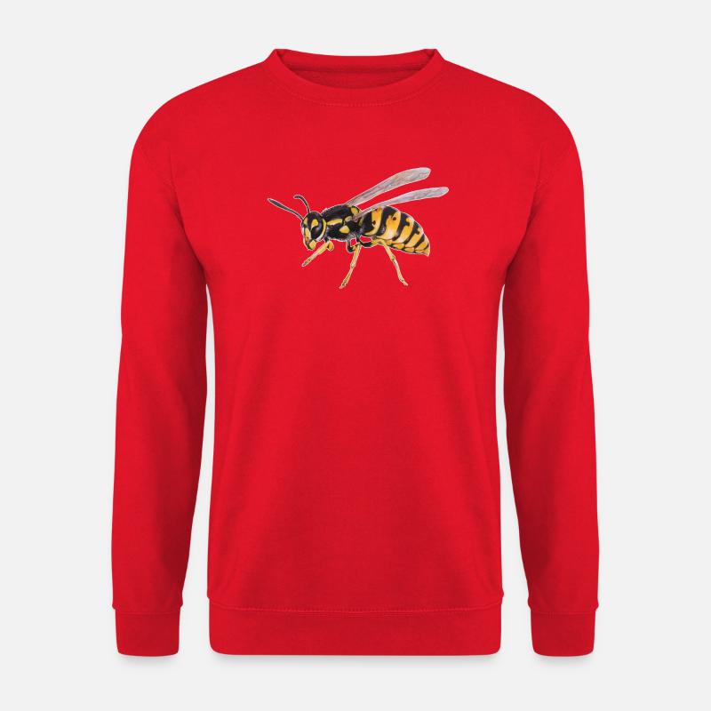 Wespe  - Unisex Pullover - Rot