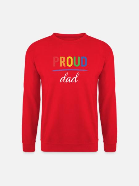 LGBT Proud Dad - Pride-Monat - Unisex Pullover - Rot