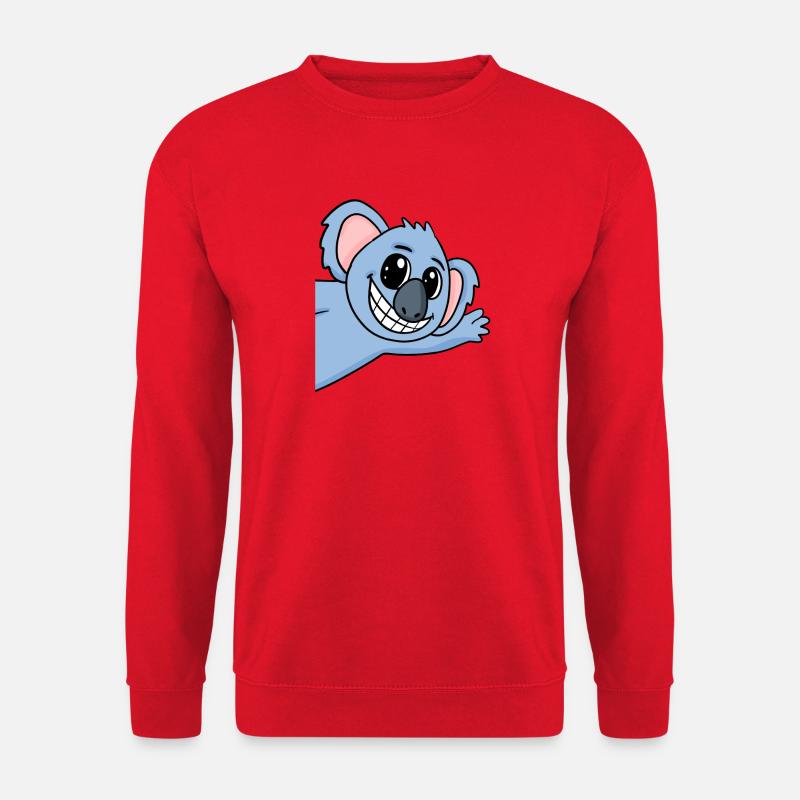 Koala Salutation Salutation Koala Bear - Sweat-shirt Unisexe - rouge