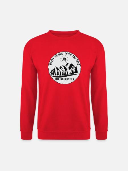 Wandern Wandern Verein Wandern Wandern Wandern Junges - Unisex Pullover - Rot