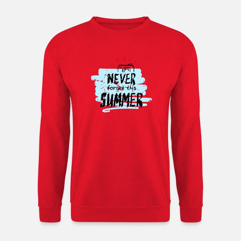 Never Forget This Summer - Unisex Sweatshirt - red