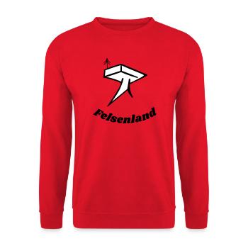 Rocky Land - Unisex Sweatshirt - red - Front - Alina (178cm) & Michal (187cm)