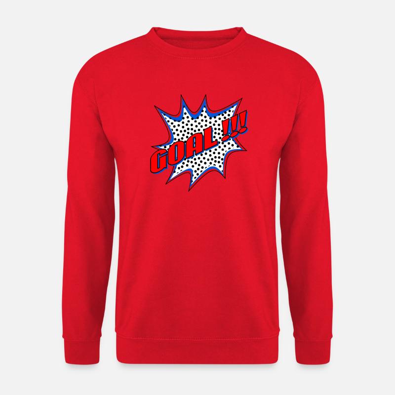 FUSSBALL TOR SPORT POPART - Unisex Pullover - Rot