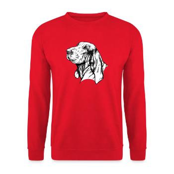 Bracco Italiano Portrait - Unisex Sweatshirt - red - Front - Alina (178cm) & Michal (187cm)