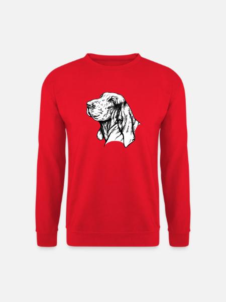 Bracco Italiano Portrait - Unisex Sweatshirt - red