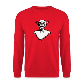 LOL 04 - Unisex Sweatshirt - red - Front - Alina (178cm) & Michal (187cm)