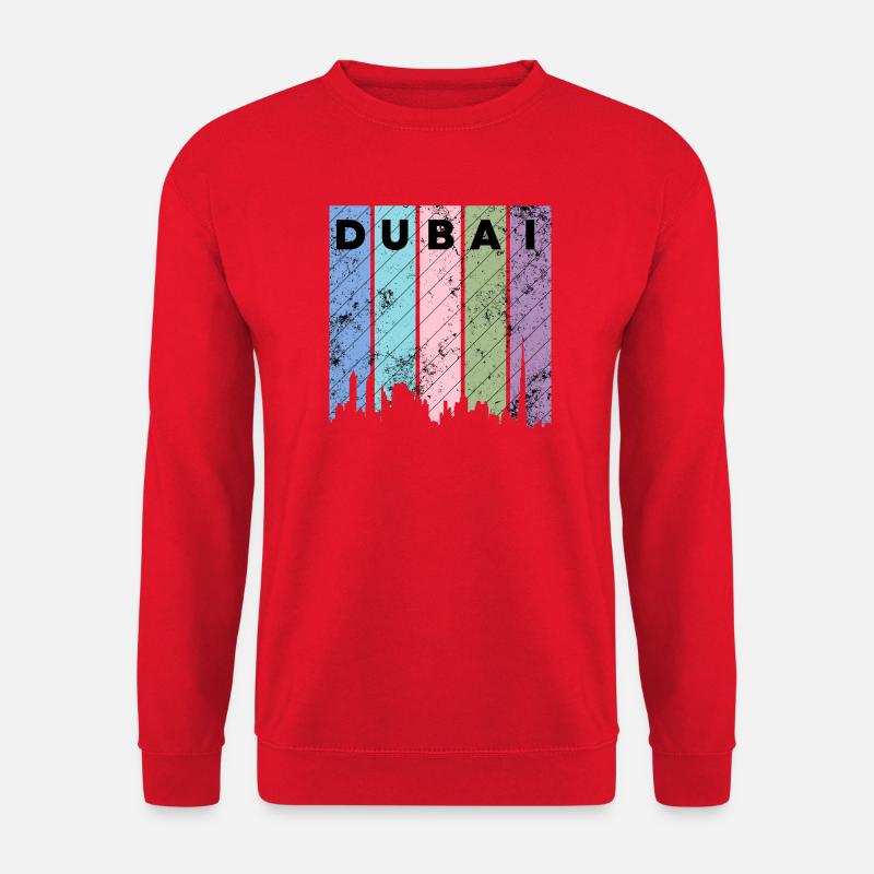 Dubai mit Stil! - Unisex Pullover - Rot
