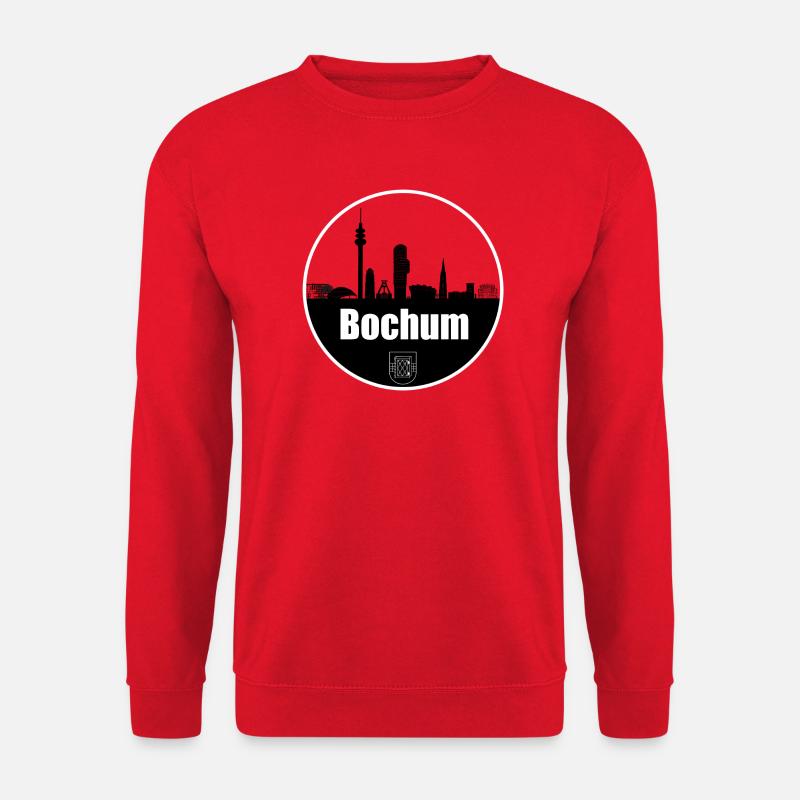 Bochum Transpaerenz Skyline - Unisex Pullover - Rot