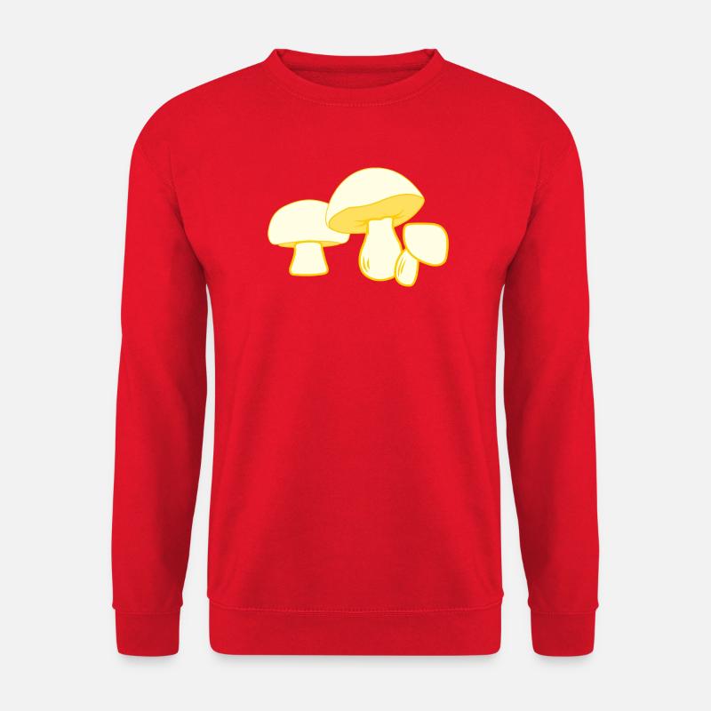 Logo der Pilzfarm - Unisex Pullover - Rot