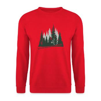 Schwarzwaldmädel - Unisex Pullover - Rot - Vorne - Alina (178cm) & Michal (187cm)