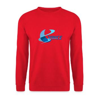 Vince - Unisex Sweatshirt - red - Front - Alina (178cm) & Michal (187cm)