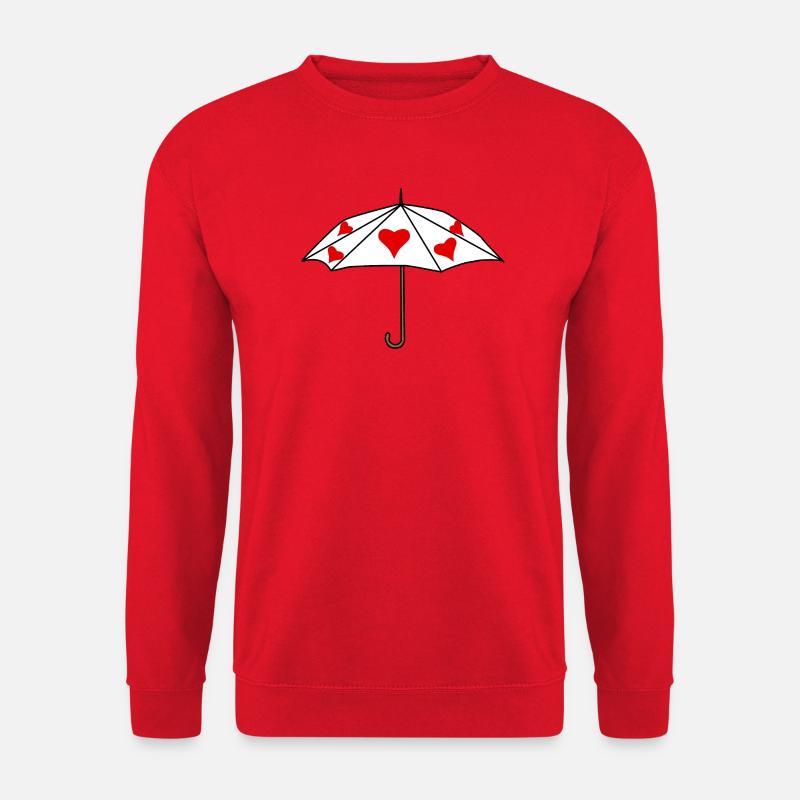 Schirm Schirme Regenschirme Regenschirm Wetter - Unisex Pullover - Rot
