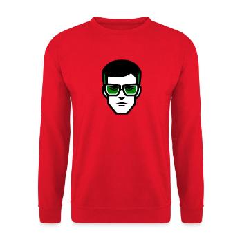 Roger Wicked - Unisex Sweatshirt - red - Front - Alina (178cm) & Michal (187cm)