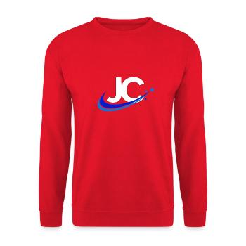 JC - Unisex Pullover - Rot - Vorne - Alina (178cm) & Michal (187cm)