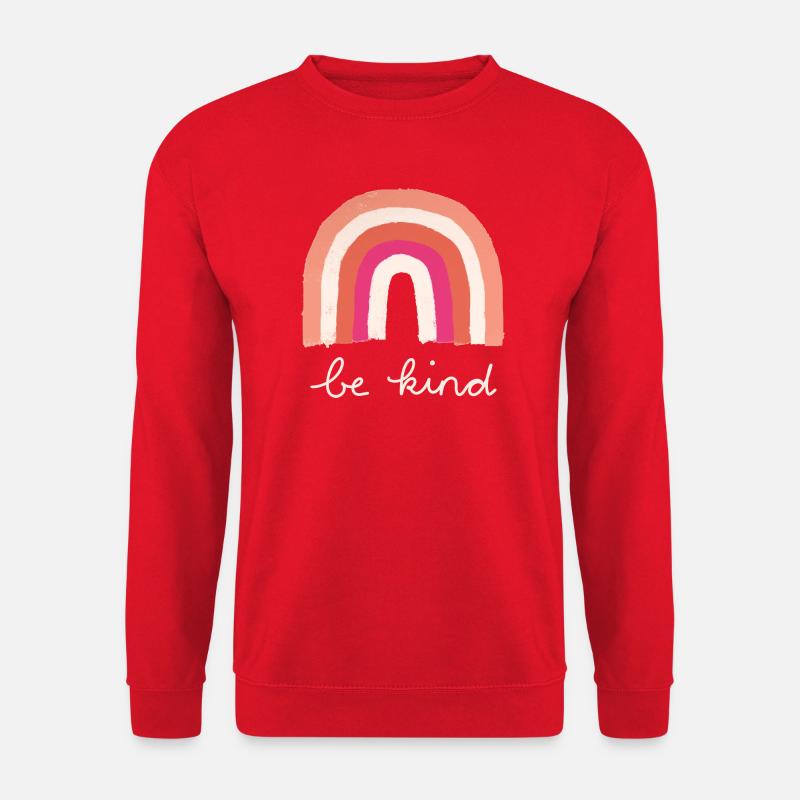 Be Kind Rainbow - Unisex Sweatshirt - red