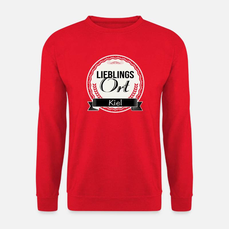 Lieblingsort Kiel - Unisex Pullover - Rot