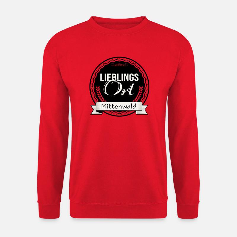 Lieblingsort Mittenwald - Unisex Pullover - Rot