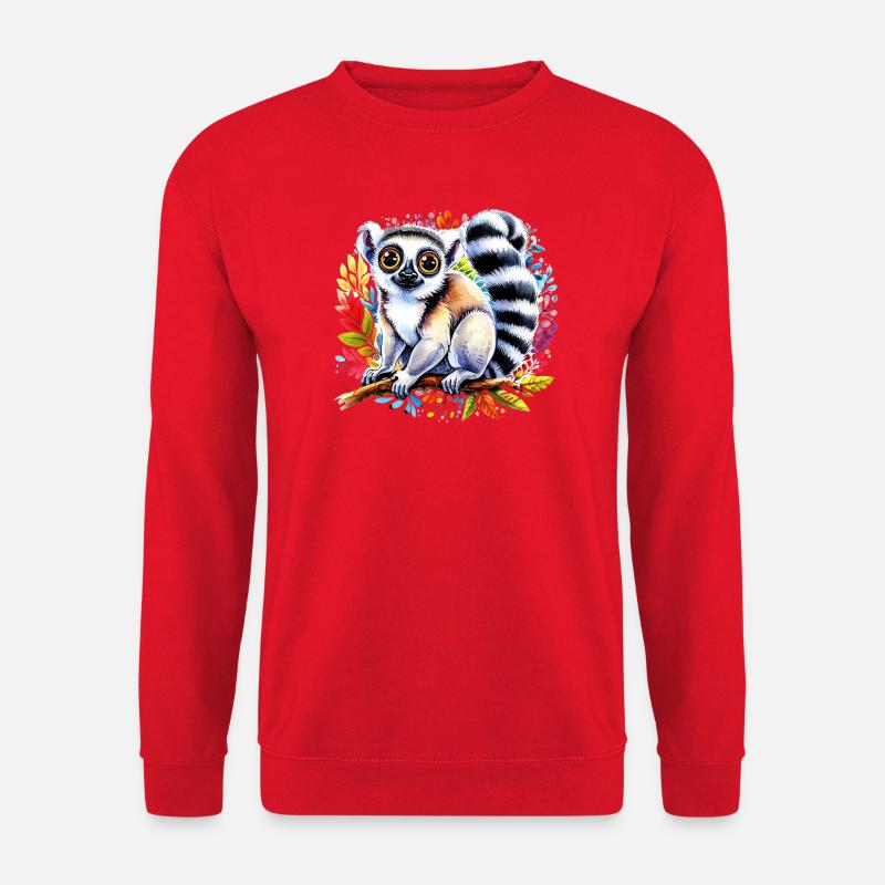 Lemur - Unisex Pullover - Rot