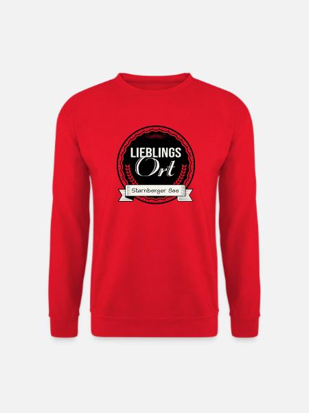 Lieblingsort Starnberger See - Unisex Pullover - Rot