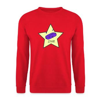 Étoile de savon - Sweat-shirt Unisexe - rouge - Devant - Alina (178cm) & Michal (187cm)