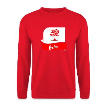 Gers - Unisex Pullover - Rot - Vorne - Alina (178cm) & Michal (187cm)