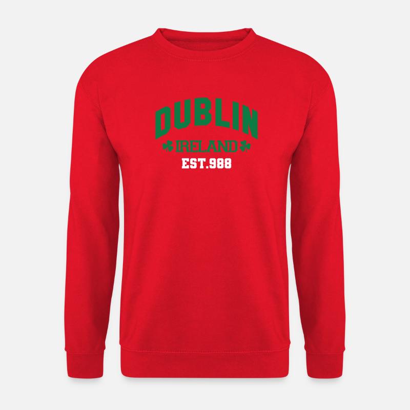 Dublin - Irland - Unisex Pullover - Rot