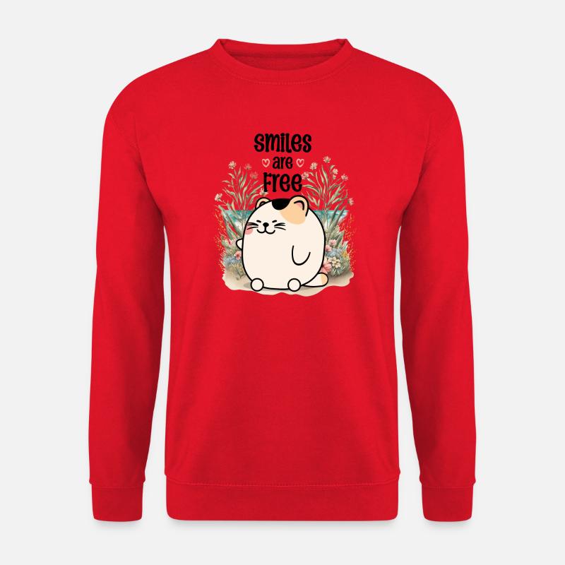 Smiles are Free - Unisex Pullover - Rot