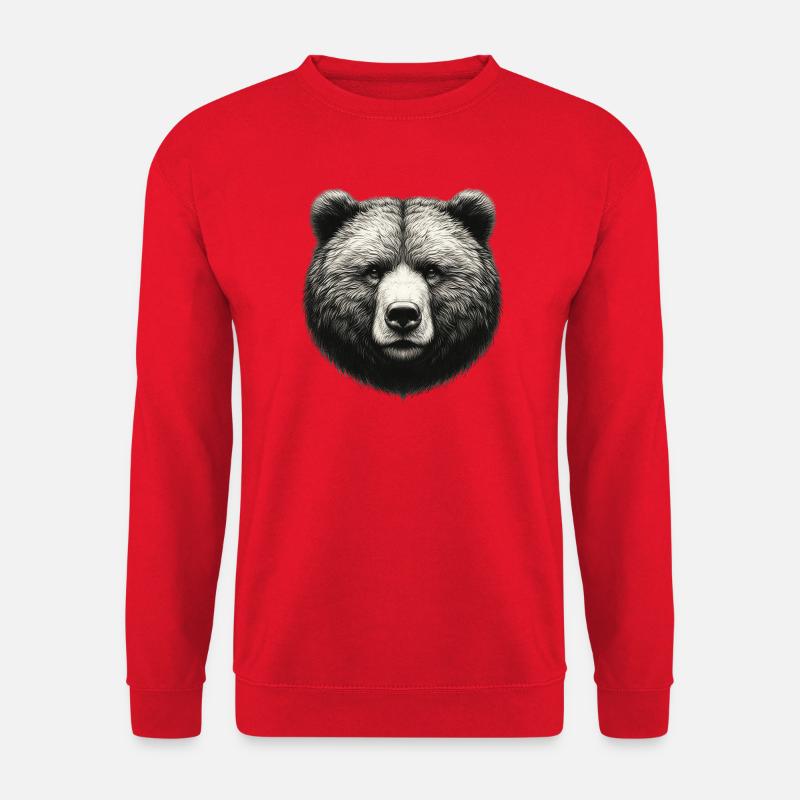 Bär - Unisex Pullover - Rot