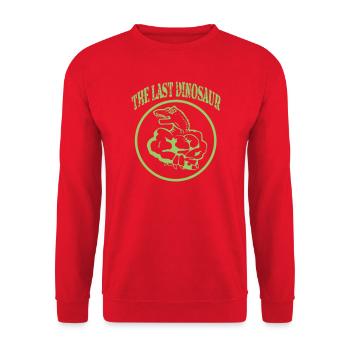 The last Dinosaurier - Unisex Pullover - Rot - Vorne - Alina (178cm) & Michal (187cm)