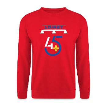 Loiret - Unisex Pullover - Rot - Vorne - Alina (178cm) & Michal (187cm)