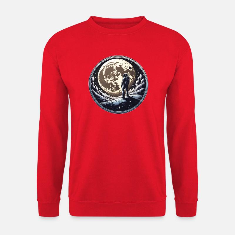 Moon man - Unisex Sweatshirt - red