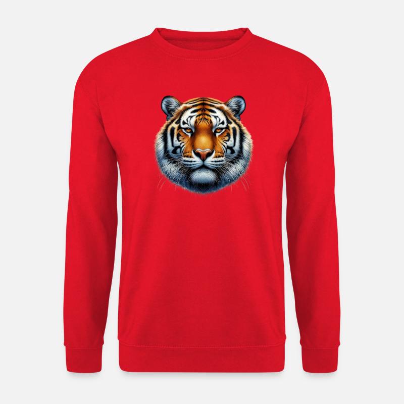 Tiger - Unisex Pullover - Rot