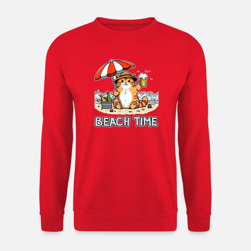 Strandzeit 2 - Unisex Pullover - Rot