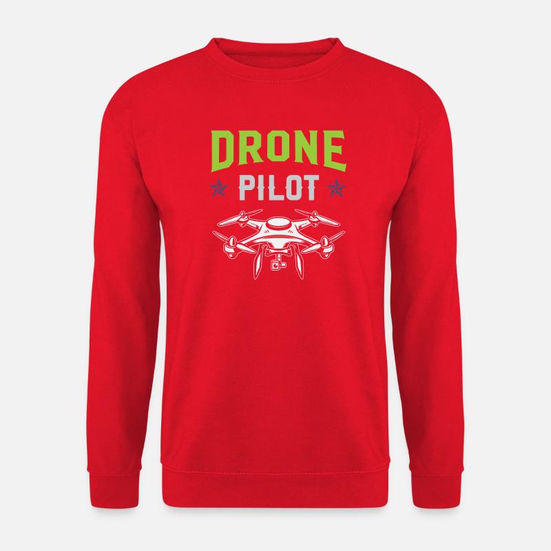 Drone Pilot - Unisex Sweatshirt - red
