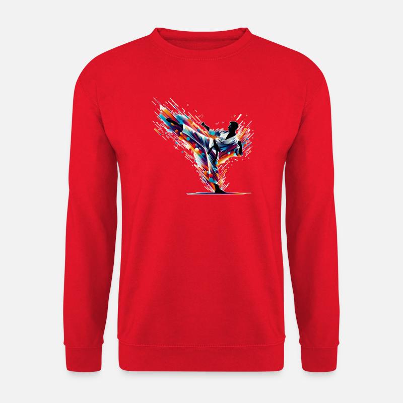 Explosion de karaté - Sweat-shirt Unisexe - rouge