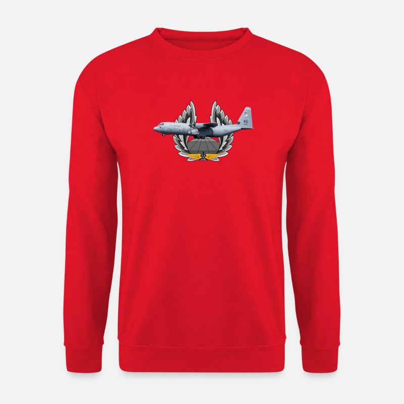 C-130 Super Hercules - Unisex Pullover - Rot