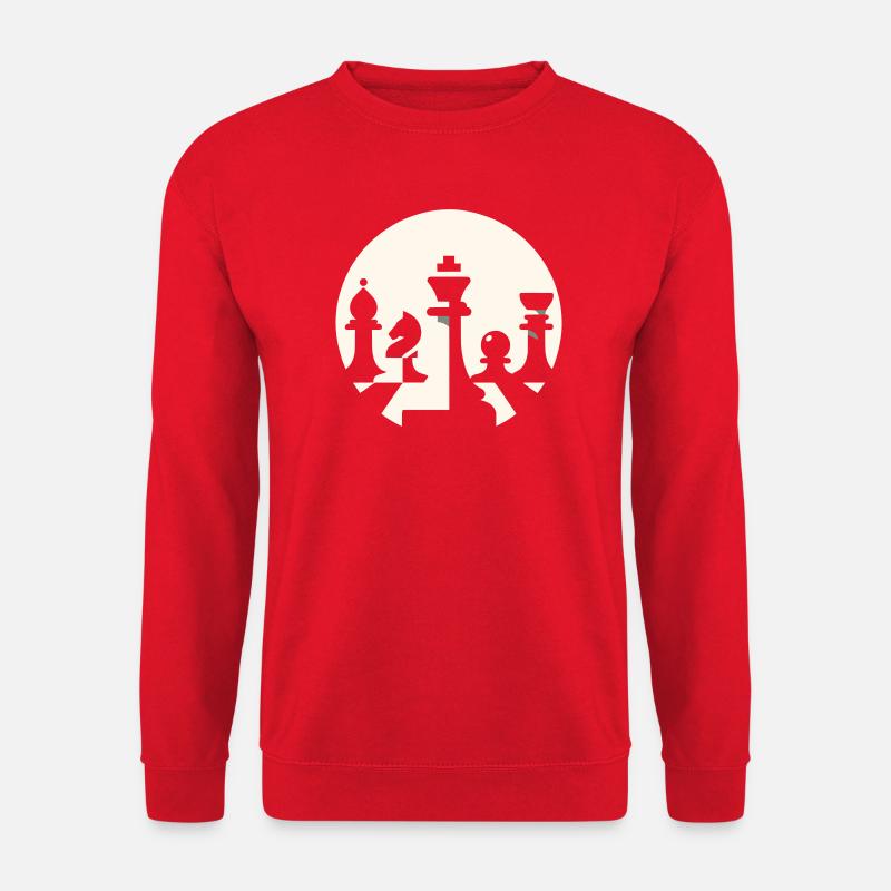 Chess Abstract - Unisex Sweatshirt - red
