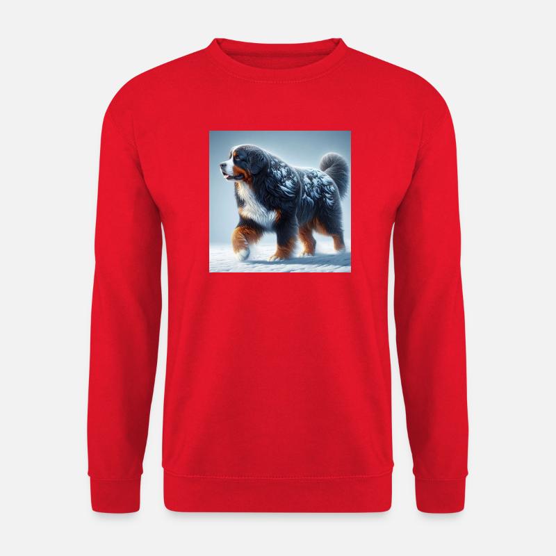 Berner Sennenhund - Unisex Pullover - Rot