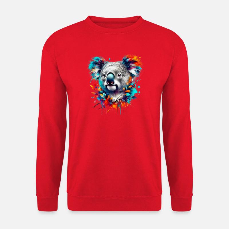 Koala - Sweat-shirt Unisexe - rouge