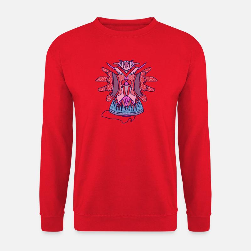 Strickliesel Strickmonster - Unisex Pullover - Rot