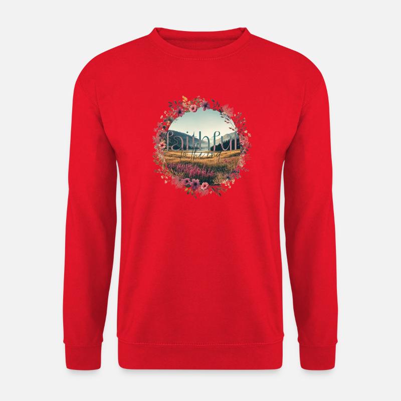 Faithful to the End - Unisex Pullover - Rot