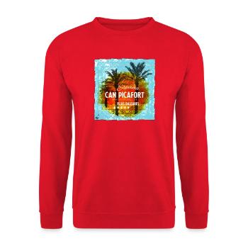 Can Picafort - Unisex Sweatshirt - red - Front - Alina (178cm) & Michal (187cm)