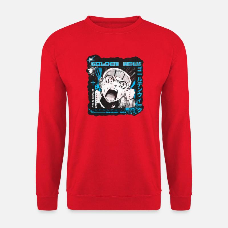 I survived Golden Week Japan - Unisex Pullover - Rot