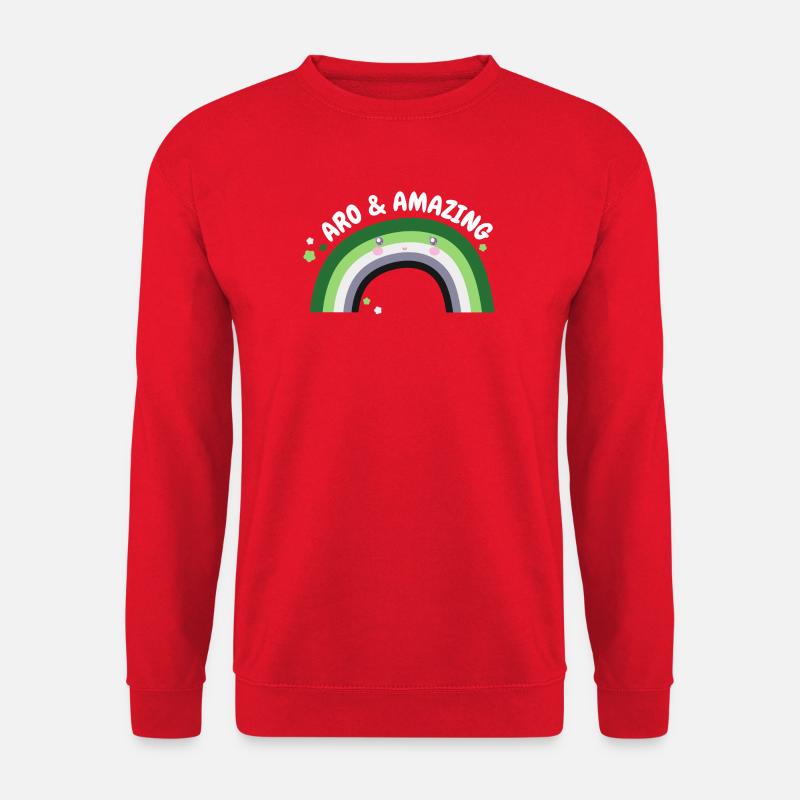 Aromantisch und erstaunlich - Unisex Pullover - Rot